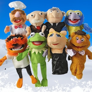 Livraison gratuite 45 cm dessin animé les Muppets KERMIT