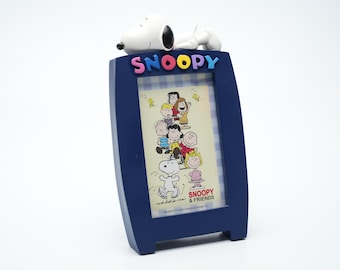 Snoopy photo frame – Peanuts & Friends – 20 cm high – 2000s – decorative and playful