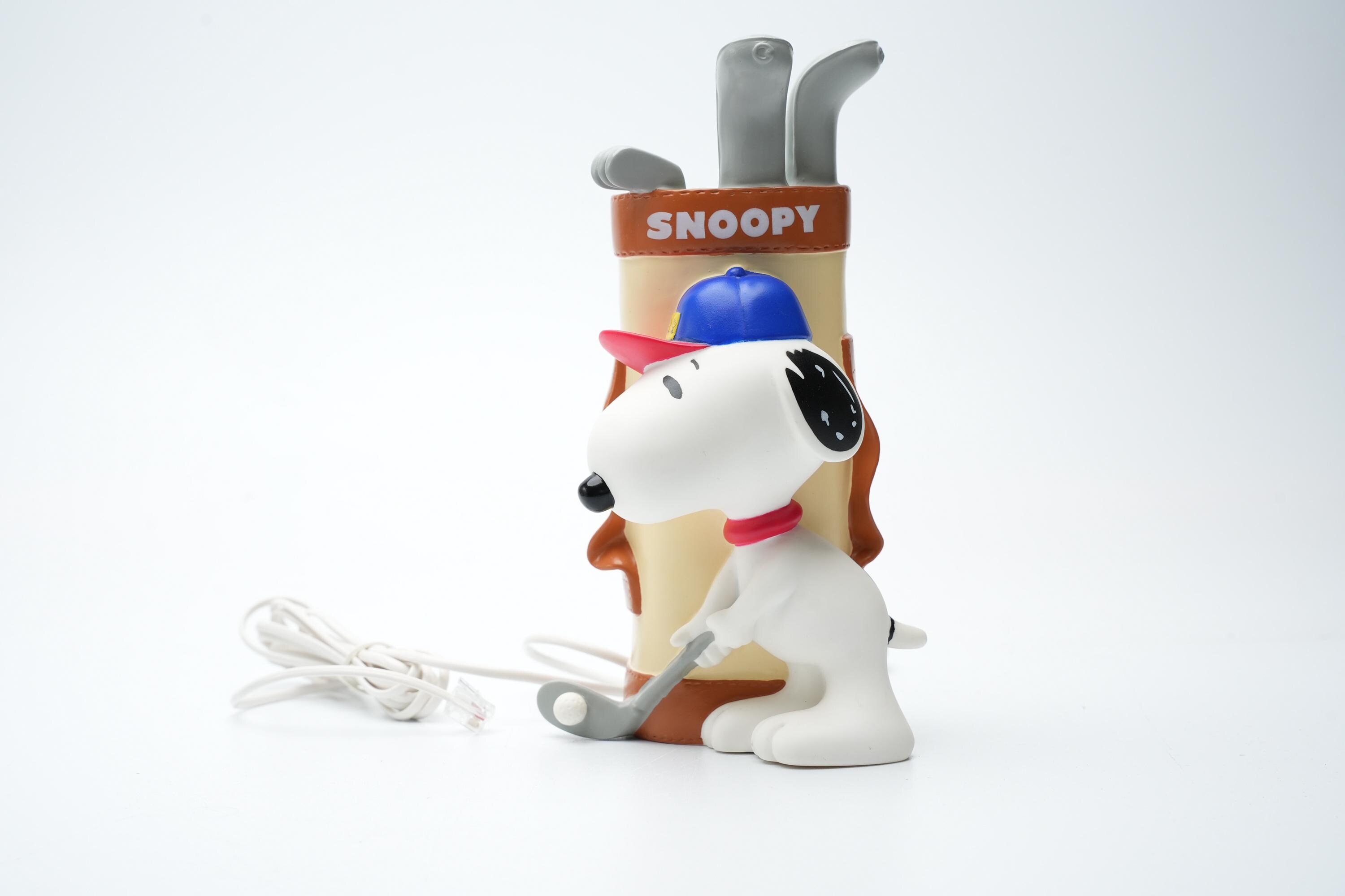 90's VTG＊ゴルファーSNOOPY＊3-D PHONE＊PEANUTS電話 Rare Vintage Snoopy 3D Phone – Golfer Snoopy – ACL Peanuts – 1990s