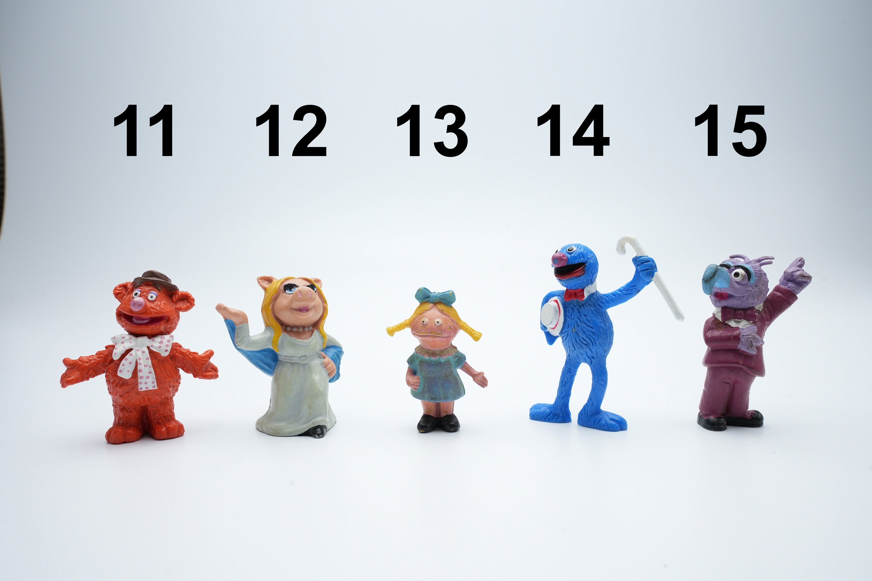 マペッツ ダイキャスト製フィギュア ヴィンテージ Vintage Muppets Figures From Various Years - Perfect for