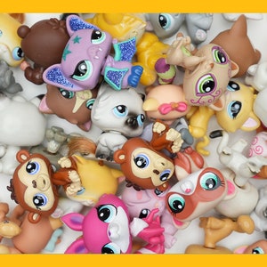 Vintage Littlest Pet Shop Hasbro Animal figurines - dogs cats and more