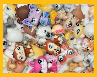 Vintage Littlest Pet Shop Hasbro Animal figurines - dogs cats and more