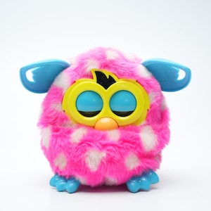 Furby Rose Et Bleu – Modèle 2013 – Hasbro – Quasi Neuf (détail D'usine Possible)