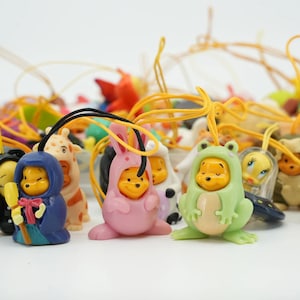 Peek-a-Pooh Phone Charms | Capsule Toys | Vintage Peek a Pooh Charms | Winnie the Pooh