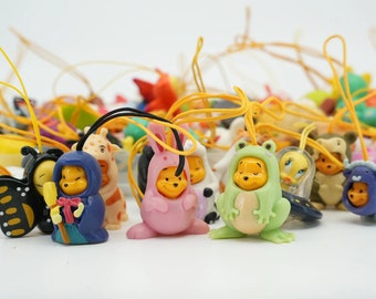 Peek-a-Pooh Phone Charms | Capsule Toys | Vintage Peek a Pooh Charms | Winnie the Pooh