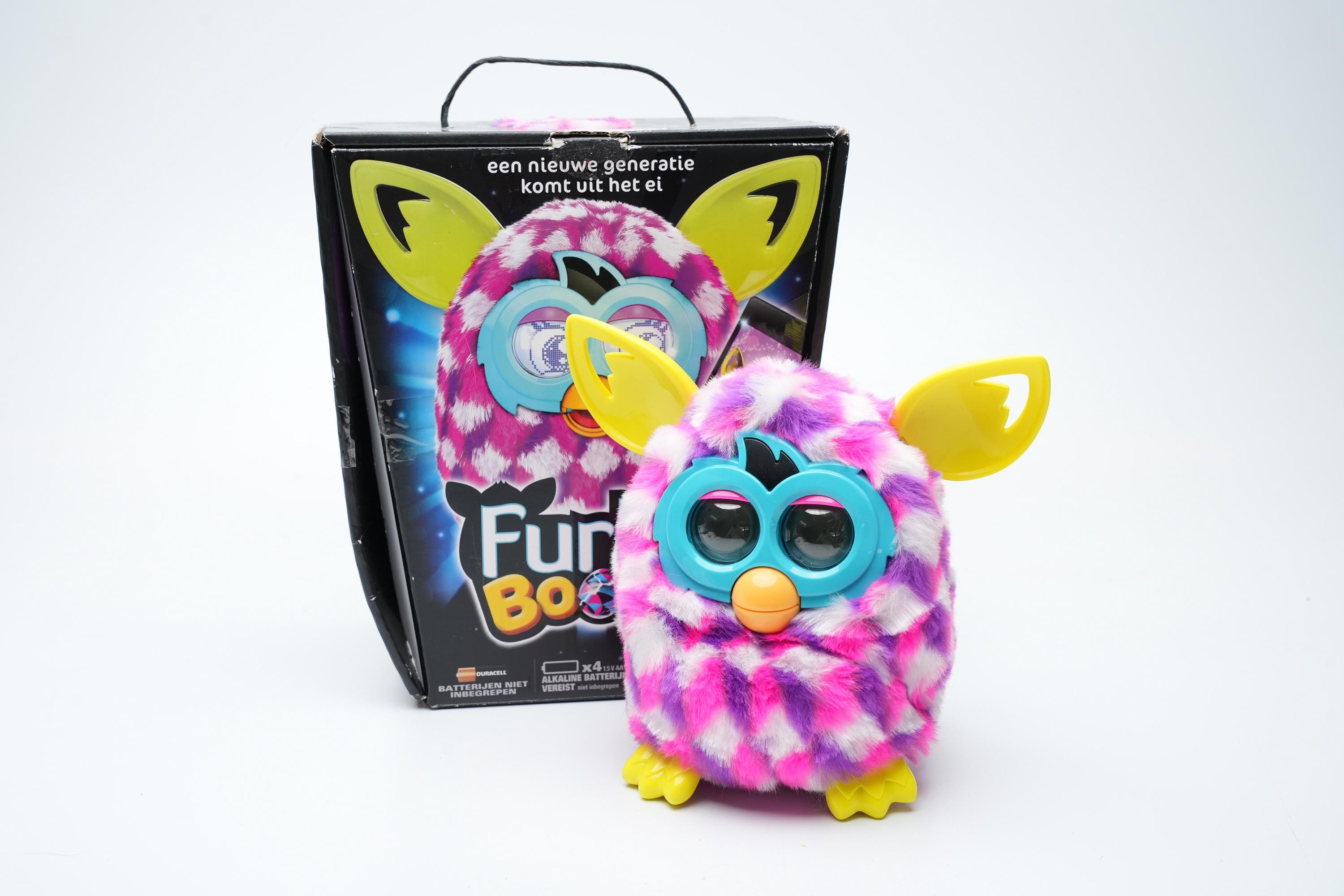 Furby Boom – Zigzag Pink Purple – Working – Speaks Dutch & Furbish