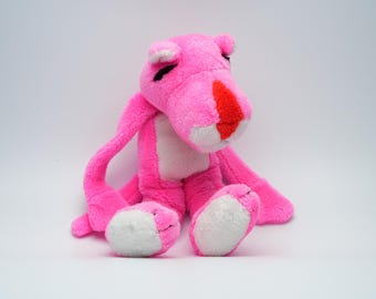 Pink Panther Plush (1983) – Vintage 40cm Soft Toy by United Artists (Original Eye-Free Design)