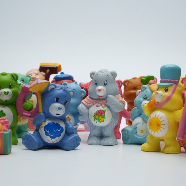 Care Bears - kies je eigen figuren - vintage care bear poppetjes