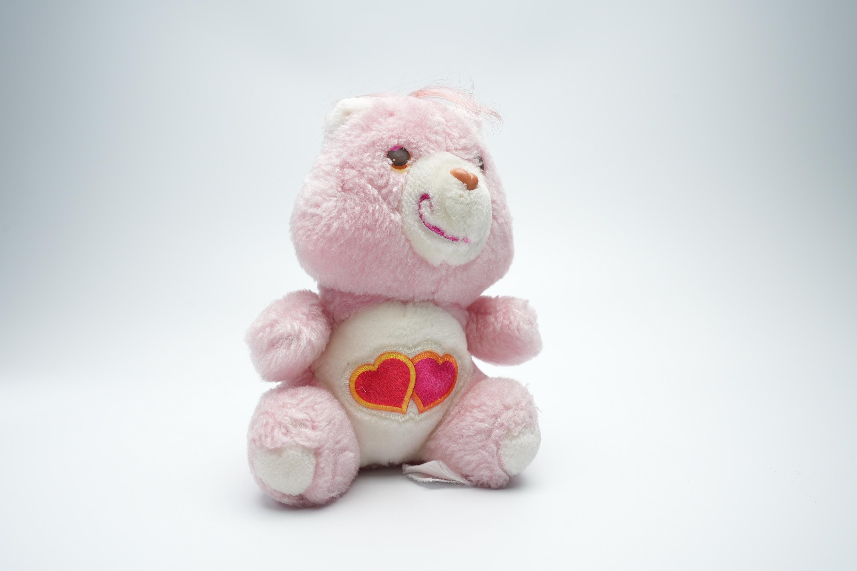 ヴィンテージ Love-a-Lot Bear Care Bear ぬいぐるみ - 16 cm (6.3