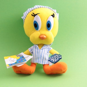 Tweety Plush Toy with Original Tag – 1995 Warner Bros by Equity Toys