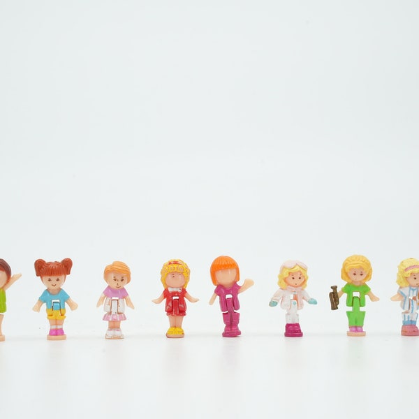 Vintage Polly Pocket Figuren Janre 90 | Wählen Sie Ihren Favoriten und vervollständigen Sie Ihr Polly Pocket-Set | Polly Pocket-Ersatzfigur