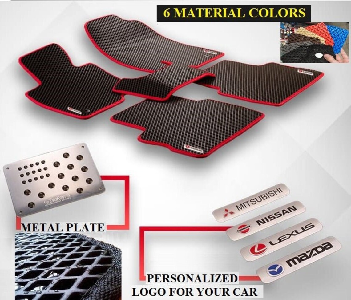 Original Custom Fitted Car Mats, Luxury Personalized Car Floor Mats