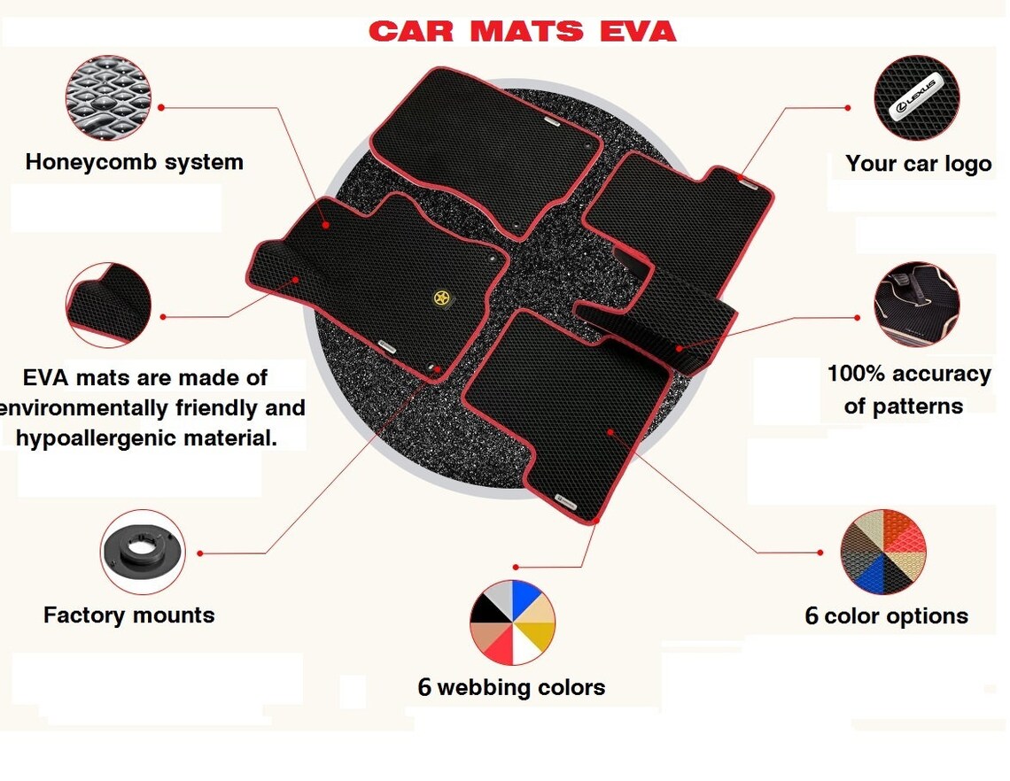Original Custom Fitted Car Mats, Luxury Personalized Car Floor Mats