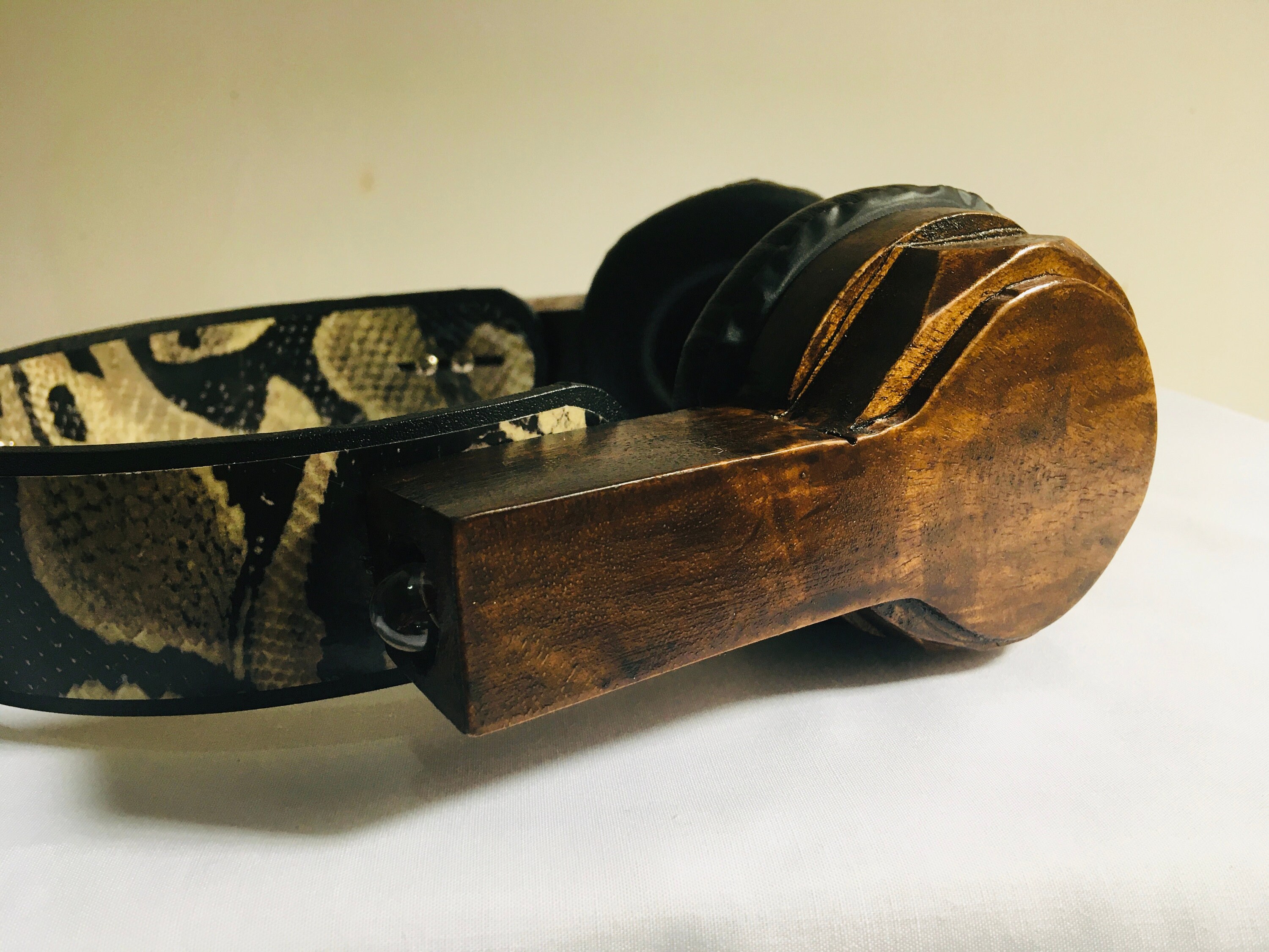 Headphone Horns Headphone Wood Headphone Noise Filter Light Headset