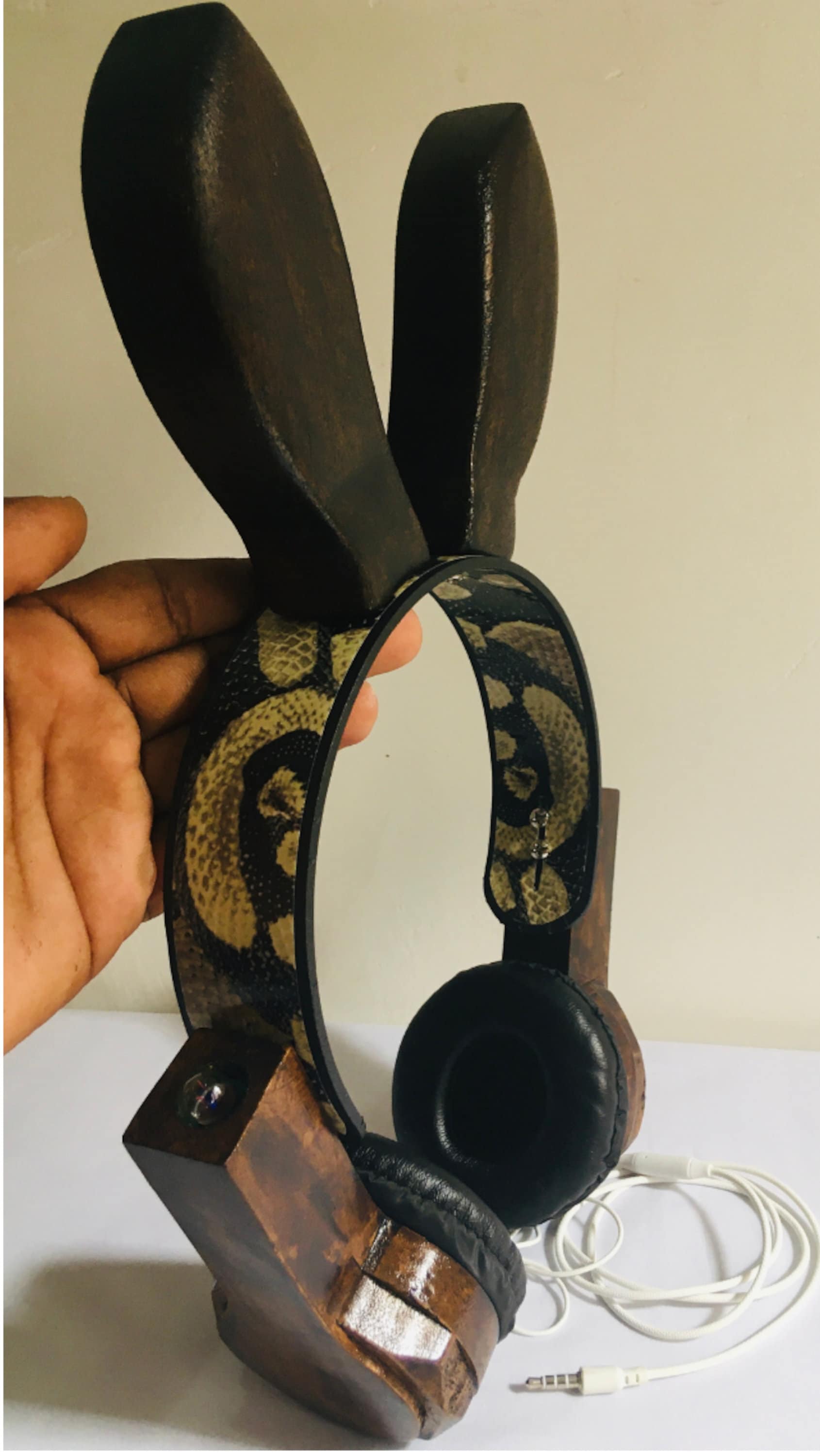 Headphone Horns Headphone Wood Headphone Noise Filter Etsy