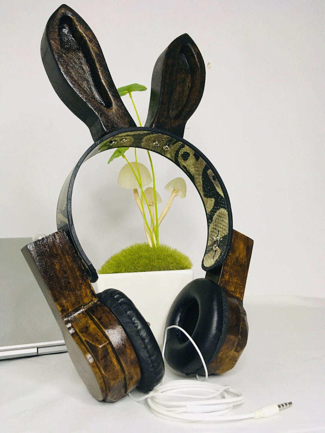 Headphone Horns Headphone Wood Headphone Noise Filter Etsy