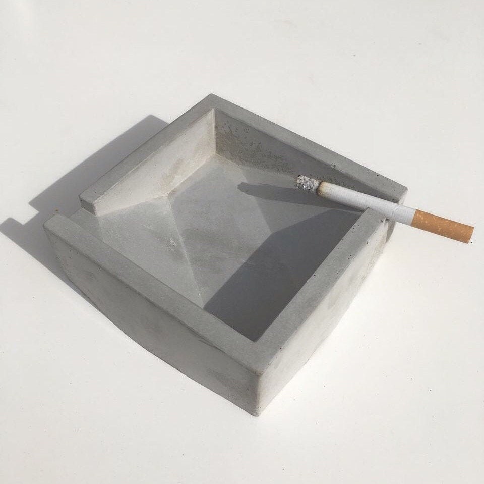 Paket] Windascher mit Deckel Edelstahl Aschenbecher Zigaretten