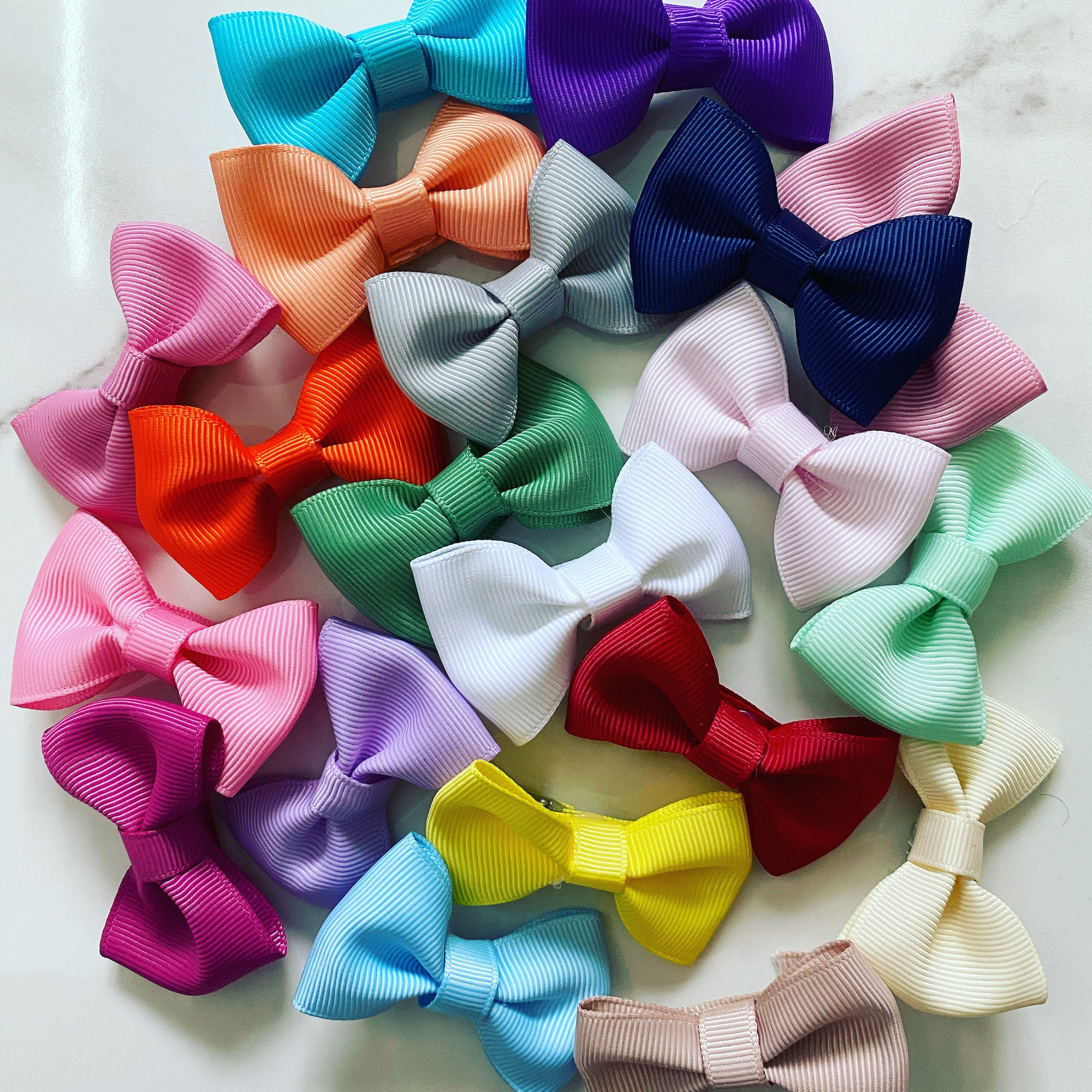 Baby Hair Clips Homemade Hair Bows Hair Bows Mini Hair Clips Hair Bow