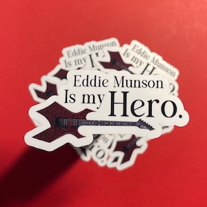 Eddie M.  - Sticker  - Waterproof - Gift - Water Bottle Sticker - Decal - Laptop Sticker