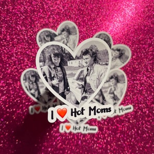 Eddie x Steve - Hot Moms - Stranger Thing  - Sticker  - Waterproof - Gift - Water Bottle Sticker - Decal - Laptop Sticker