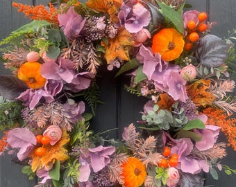 autumn wreath, year round wreath, fall wreath, door wreath, front door wreath, wreaths, autumn decor, home decor, autumn, all year wreath