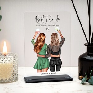 Friend Gift Plaque best Friend Plaque-best Friend Gift Ideas-personalized  Friendship Gift customized Gifts for Friends gifts for Friends 