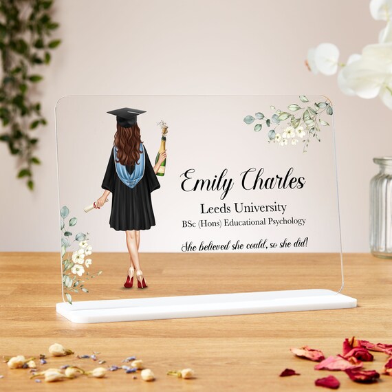 Graduation Gifts for Her Graduation Acrylic Plaque Graduation Gift 2024 Daughter Graduation Congrats Grad Gift Best Friends Sister Etsy UK