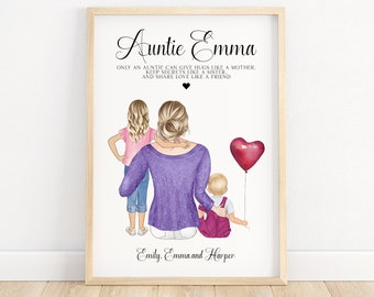Details about   Personalised Auntie Walking With Nephew Gift Birthday Keepsake Present Aunty 