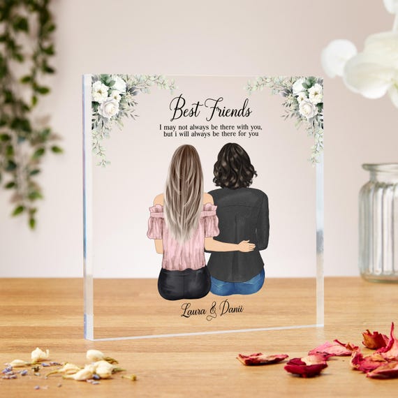 Friendship Print Wall Art – Best Friend Gift, Birthday Present For Her, Sister Gift, Personalise, UK Made