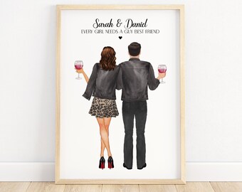 Boy And Girl Print Etsy Uk