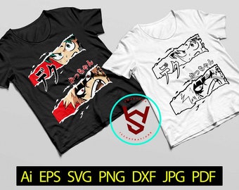 Slayer Team SVG, Anime Eyes svg, Demon Anime Character SVG, Anime svg, Best friends, Manga svg, Japanese cartoon, Anime svg Files for Cricut