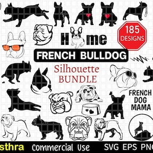185 Bulldog SVG, French Bulldog SVG, English Bulldog Svg, Bulldog Cricut File, Peeking Bulldog, Bulldog Breed, Bulldog Svg File, Frenchie