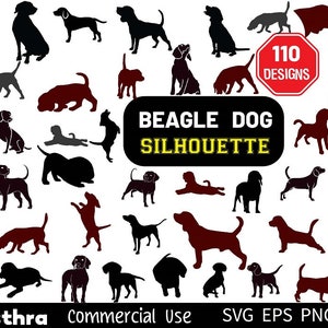 110 Beagle Hund SVG Bundle, Beagle Hund Brote svg Clipart, Silhouette Beagle Hund, Hund Mama Tees, Haustier Silhouette, Beagle Mama, Hund Sätze svg