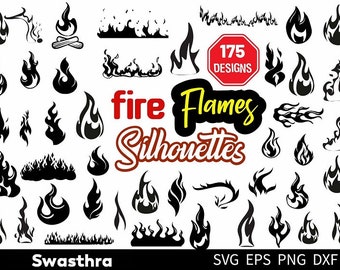 175 Feuer Flammen SVG, Feuer Flamme, Feuer Clipart, Feuer Flamme, Feuer Flamme, Feuer Flamme, Feuerball, Feuerball, Feuer Design, Dateien für Cricut