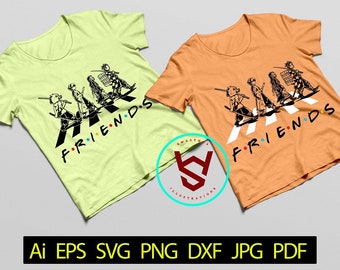Anime Friends Walking On Abbey Road SVG, Slayer Team SVG, Anime Eyes svg, Anime Character SVG, Anime svg, Best friends, Japanese Manga svg