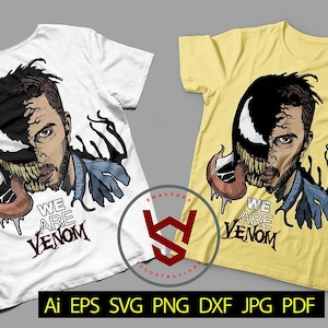 We Are Venom SVG, Symbiote SVG, Villain SVG, Venom svg, Comic vector, Anime svg, Venom Spider, Manga svg, Japanese cartoon, Villain vector
