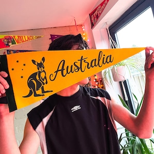 Brésil fanion vintage brasileira pennant wimpel football banderin brasil | Australia