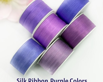 Silk Ribbon 2mm 20 Colors - Etsy