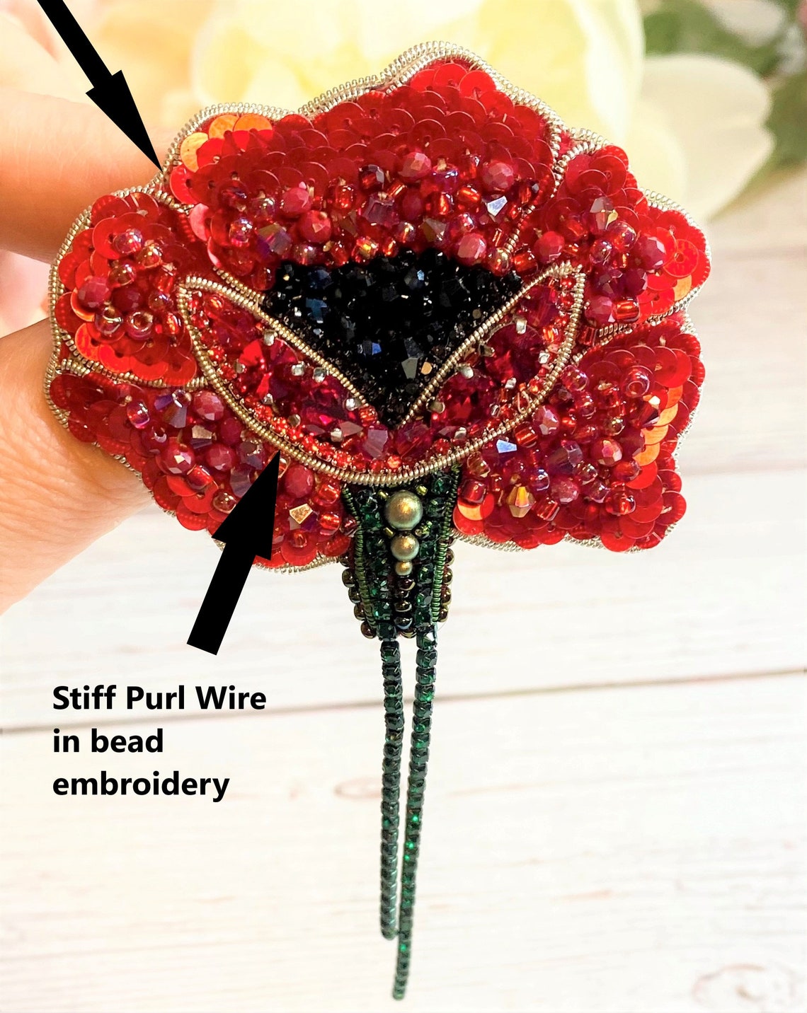 Purl Wire/ Stiff French Wire/ Cannetille/gimp Wire for Tambour - Etsy