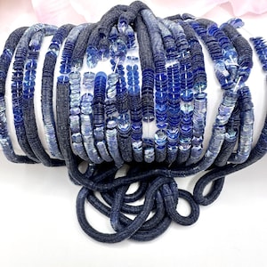 French Sequins ##3132 Iridescent Ultramarine Cup Sequins: 4mm