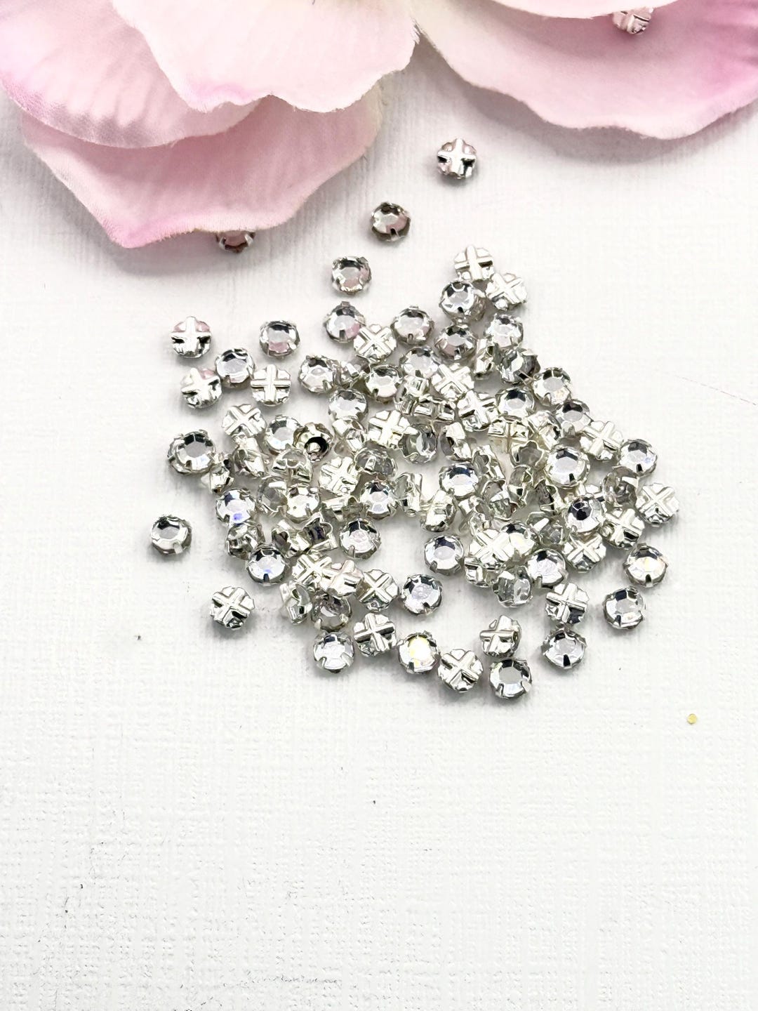 Preciosa Sew on SS10/SS12/SS16 /SS20 Crystal Rosemontees Crystal Color ...