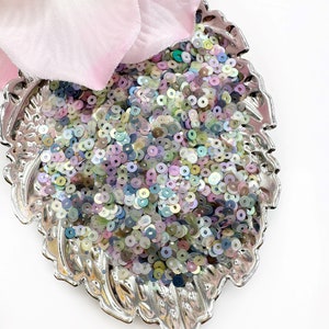 Flat Loose Sequins Iridescent Mix Color 2mm and 3mm