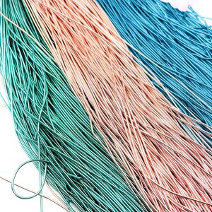 Soft French Wire/Bullion Wire for Jewelry Finishing and Gold Embroidery- Three Different Colors