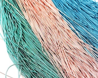 Soft French Wire/Bullion Wire for Jewelry Finishing and Gold Embroidery- Three Different Colors