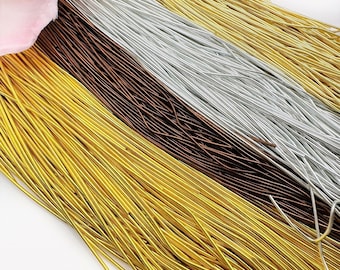 Soft French Wire/Bullion Wire for Jewelry Finishing and Gold Embroidery- Four Different Colors