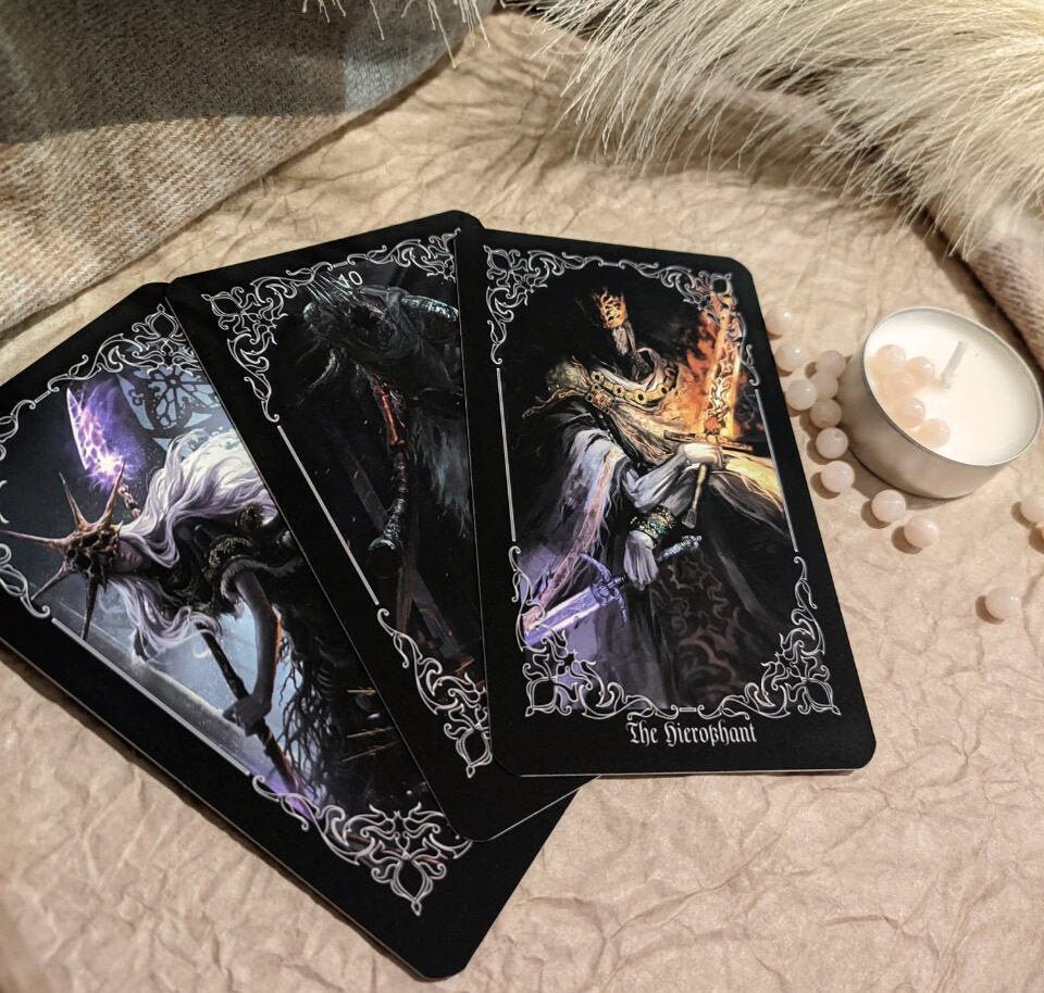 Dark Souls Arcana Tarot 78 Cards Full Deck Dark Souls Tarot Etsy