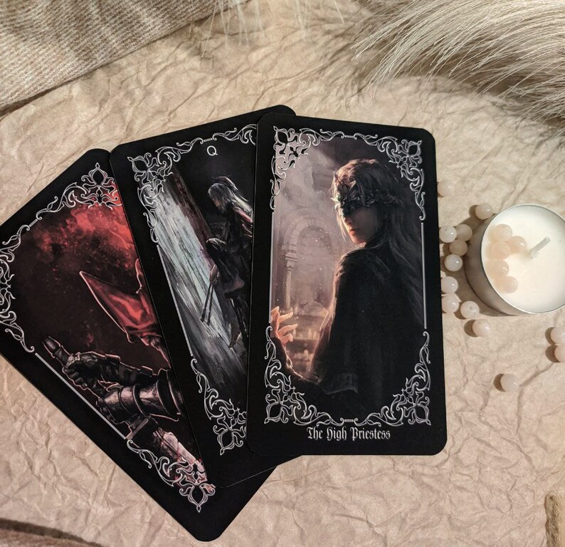 Dark Souls Arcana Tarot 78 Cards Full Deck Dark Souls Tarot Etsy