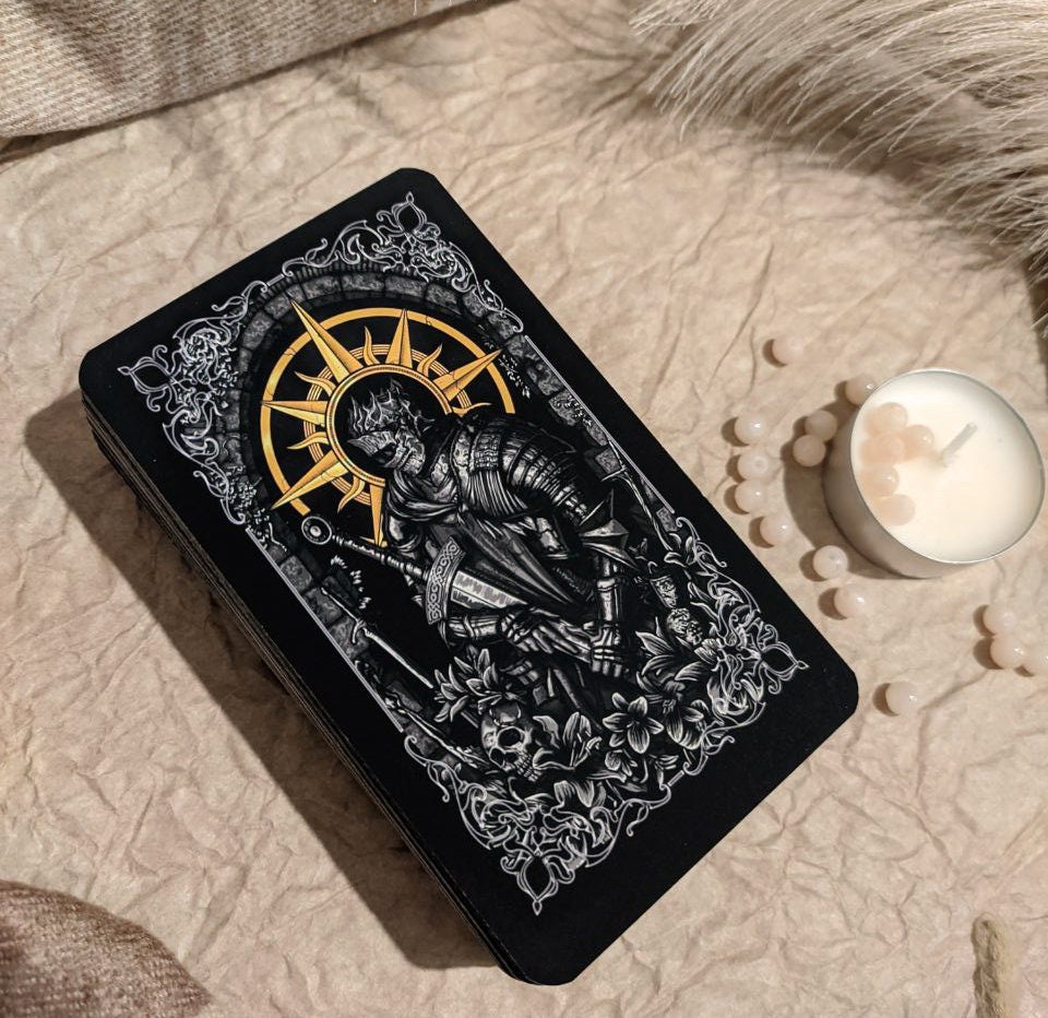 Dark Souls Arcana Tarot 78 Cards Full Deck Dark Souls Tarot Etsy