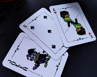 Deltarune ポーカーデッキ（ハンドメイドベルベットバッグ付き