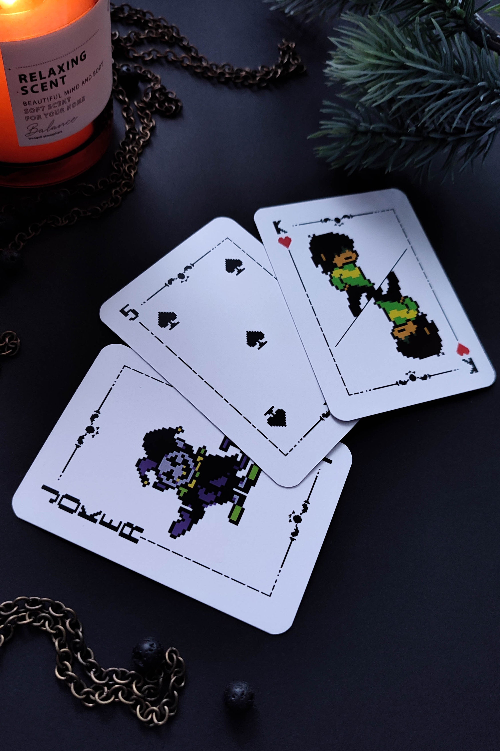 Deltaruneポーカーカード Deltaruneポーカーデッキ Deltarune白黒